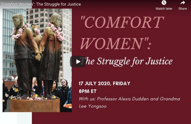 You are currently viewing STAND with “Comfort Women:” The Struggle for Justice – YALE
