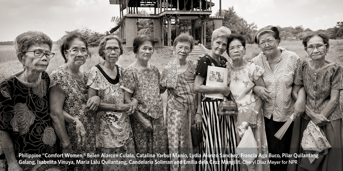 Philippine “Comfort Women” captured by Japanese military.